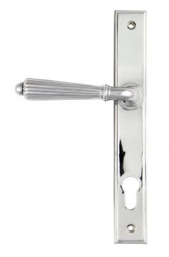 Click Here To Enlarge This Photo Of 45320 From the Anvil Polished Chrome Hinton Slimline Lever Espag. Lock Set - 92mm Centres - 212mm Screw Centres