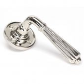 45321 From the Anvil Polished Nickel Hinton Lever on Rose Set