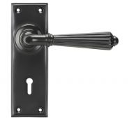 45328 From the Anvil Aged Bronze Hinton Lever Lock Set