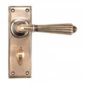 45336 From the Anvil Polished Bronze Hinton Lever Bathroom Set