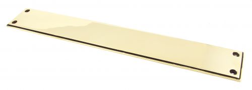 Click Here To Enlarge This Photo Of 45384 From the Anvil Aged Brass 425x65mm Art Deco Fingerplate