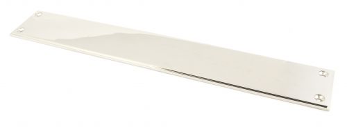 Click Here To Enlarge This Photo Of 45386 From the Anvil Polished Nickel 425x65mm Art Deco Fingerplate