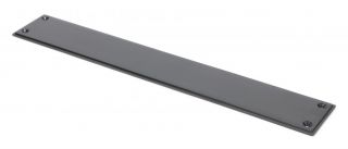 45387 From the Anvil Aged Bronze 425x65mm Art Deco Fingerplate