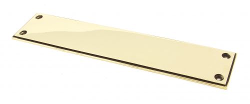 Click Here To Enlarge This Photo Of 45389 From the Anvil Aged Brass 300x65mm Art Deco Fingerplate