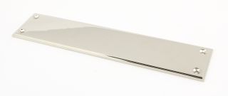 45391 From the Anvil Polished Nickel 300x65mm Art Deco Fingerplate