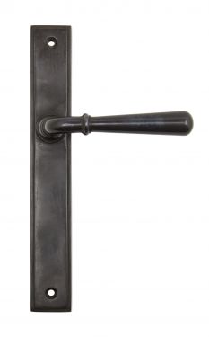 Click Here To Enlarge This Photo Of 45418 From the Anvil Aged Bronze Newbury Slimline Lever Latch Set - Screw Centres 244mm