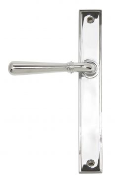Click Here To Enlarge This Photo Of 45431 From the Anvil Polished Chrome Newbury Slimline Lever Latch Set - Screw Centres 244mm