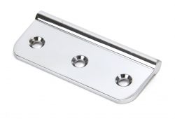 45439 From the Anvil Polished Chrome 75mm Dummy Butt Hinge