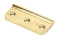 45441 From the Anvil Polished Brass 75mm Dummy Butt Hinge