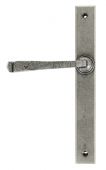 45446 From the Anvil Pewter Avon Slimline Lever Latch Set - Screw Centres 242mm