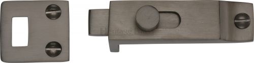 Click Here To Enlarge This Photo Of C1686-MB Heritage Brass Slide Bolt Matt Bronze Finish