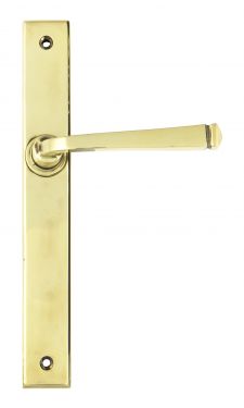 Click Here To Enlarge This Photo Of 45448 From the Anvil Aged Brass Avon Slimline Lever Latch Set - Screw Centres 242mm