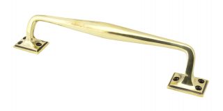 45456 From the Anvil Aged Brass 300mm Art Deco Pull Handle