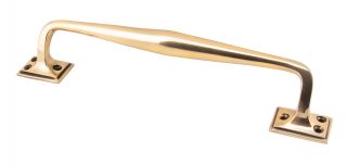 45460 From the Anvil Polished Bronze 300mm Art Deco Pull Handle