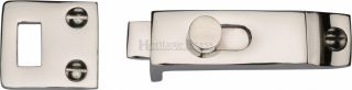 C1686-PNF Heritage Brass Slide Bolt Polished Nickel Finish