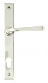 90356 From the Anvil Polished Nickel Avon Slimline Lever Espag. Lock Set - 92mm Centres - 212mm Screw Centres