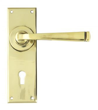 Click Here To Enlarge This Photo Of 90358 From the Anvil Aged Brass Avon Lever Lock Set