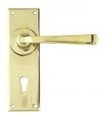 90358 From the Anvil Aged Brass Avon Lever Lock Set