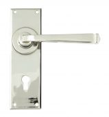 90360 From the Anvil Polished Nickel Avon Lever Lock Set