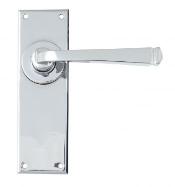 Click Here To Enlarge This Photo Of 90363 From the Anvil Polished Chrome Avon Lever Latch Set