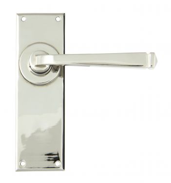 Click Here To Enlarge This Photo Of 90364 From the Anvil Polished Nickel Avon Lever Latch Set