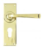 90370 From the Anvil Aged Brass Avon Lever Euro Set