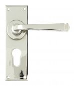 90372 From the Anvil Polished Nickel Avon Lever Euro Set