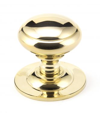 Click Here To Enlarge This Photo Of 91977 From the Anvil Polished Brass Centre Door Knob