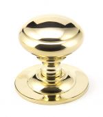 91977 From the Anvil Polished Brass Centre Door Knob