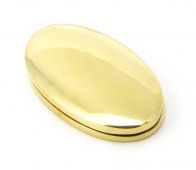 91987 From the Anvil Polished Brass Oval Escutcheon & Cover