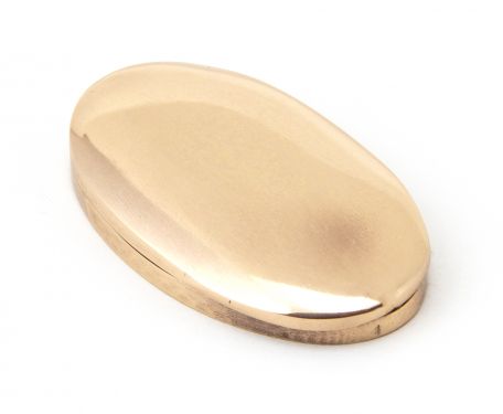 Click Here To Enlarge This Photo Of 91992 From the Anvil Polished Bronze Oval Escutcheon & Cover