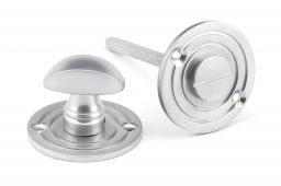 91996 From the Anvil Satin Chrome Round Bathroom Thumbturn