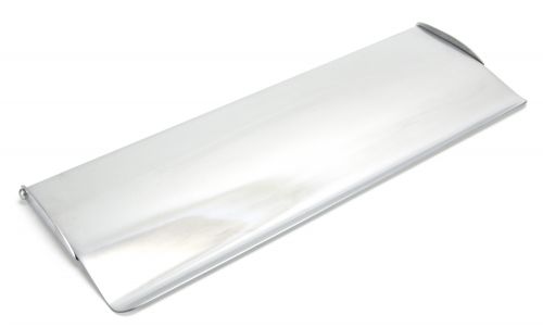Click Here To Enlarge This Photo Of 92004 From the Anvil Satin Chrome Large Letter Plate Cover