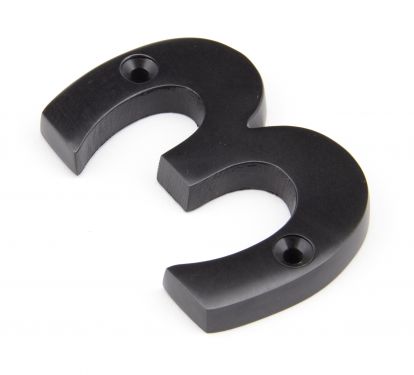 Click Here To Enlarge This Photo Of 92013 From the Anvil Aged Bronze Numeral 3