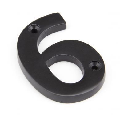 Click Here To Enlarge This Photo Of 92016 From the Anvil Aged Bronze Numeral 6
