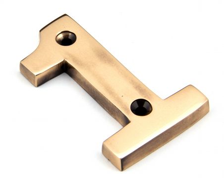Click Here To Enlarge This Photo Of 92021 From the Anvil Polished Bronze Numeral 1