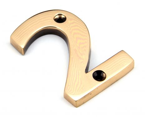 Click Here To Enlarge This Photo Of 92022 From the Anvil Polished Bronze Numeral 2