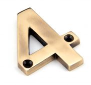 92024 From the Anvil Polished Bronze Numeral 4