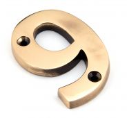 92029 From the Anvil Polished Bronze Numeral 9