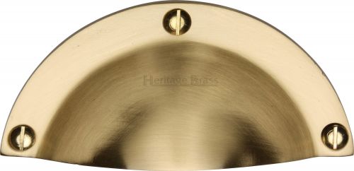 Click Here To Enlarge This Photo Of C1700-SB Heritage Brass Drawer Traditional Design Satin Brass Finish