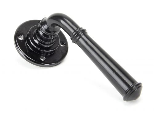 Click Here To Enlarge This Photo Of 92056 From the Anvil Black Regency Lever on Rose Set