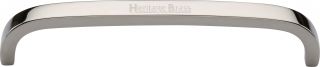 C1800 152-PNF Heritage Brass Cabinet Pull D Shaped 152mm ctc Polished Nickel Finish