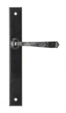 Click Here To Enlarge This Photo Of 92133 From the Anvil Black Avon Slimline Lever Latch Set - Screw Centres 242mm
