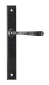 92133 From the Anvil Black Avon Slimline Lever Latch Set - Screw Centres 242mm