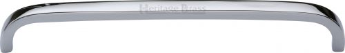 Click Here To Enlarge This Photo Of C1800 203-PC Heritage Brass Cabinet Pull D Shaped 203mm ctc Polished Chrome Finish