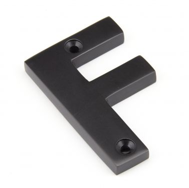 Click Here To Enlarge This Photo Of 92030F From the Anvil Aged Bronze Letter F