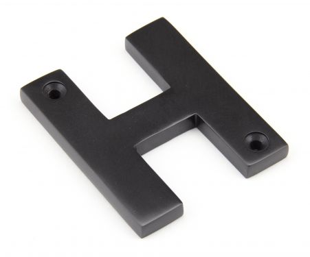 Click Here To Enlarge This Photo Of 92030H From the Anvil Aged Bronze Letter H