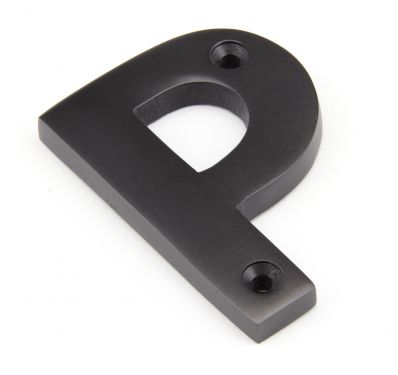Click Here To Enlarge This Photo Of 92030P From the Anvil Aged Bronze Letter P