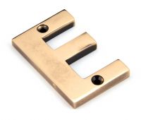 92031E From the Anvil Polished Bronze Letter E