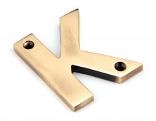 92031K From the Anvil Polished Bronze Letter K